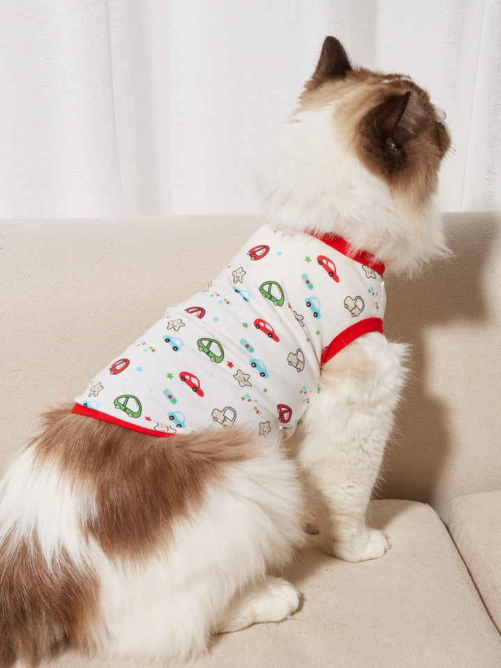 Cartoon Dog Clothes for Small Dogs | Lightweight Shirt