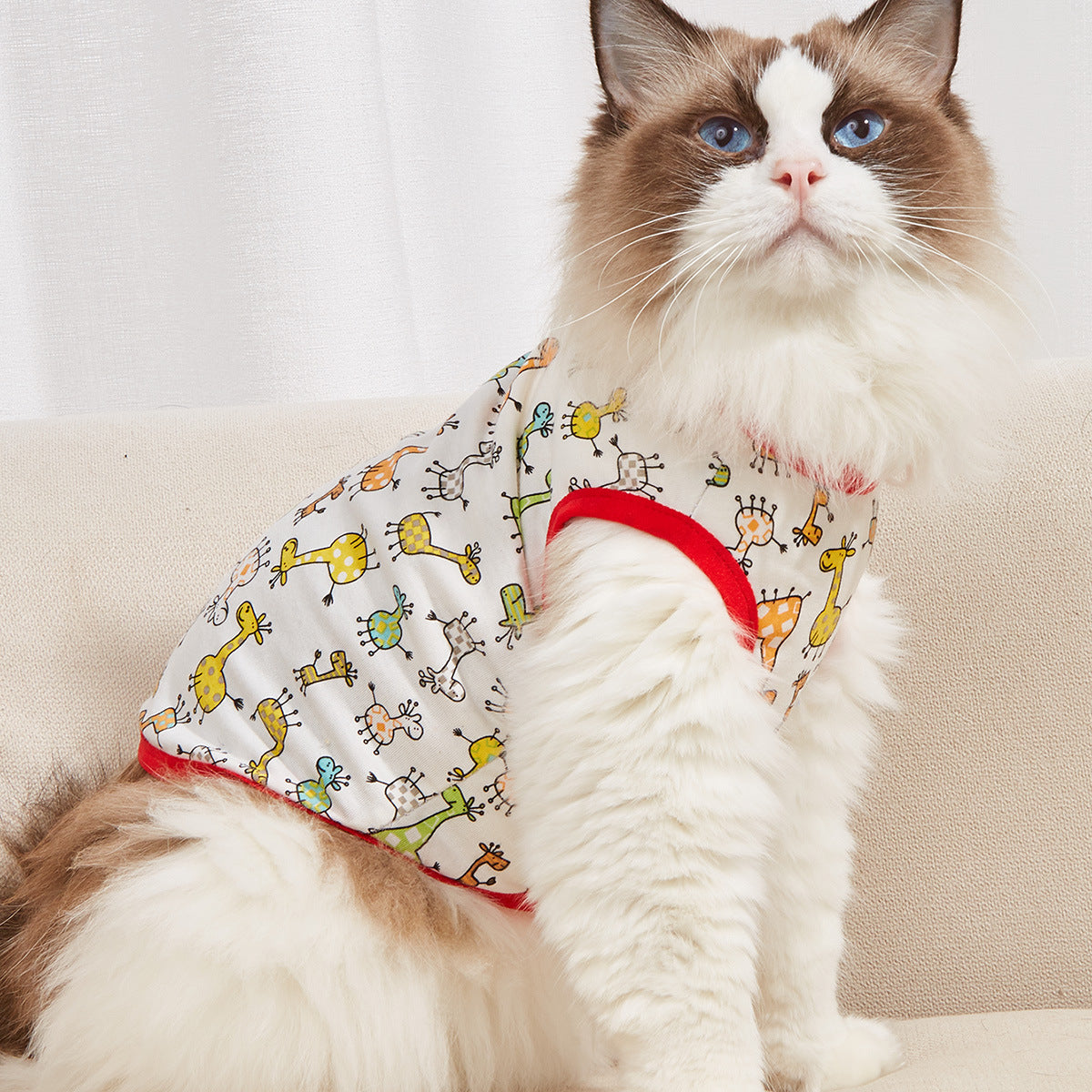 Cartoon Dog Clothes for Small Dogs | Lightweight Shirt