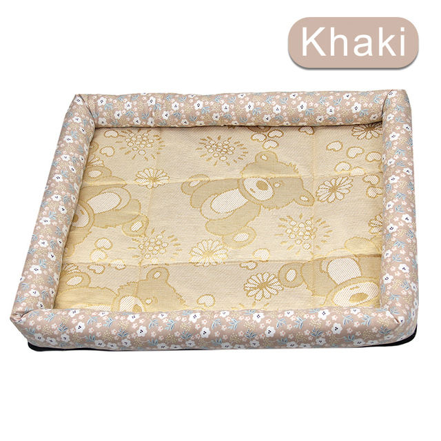Pet Cooling Bed for Cushioned Summer Comfort at Home