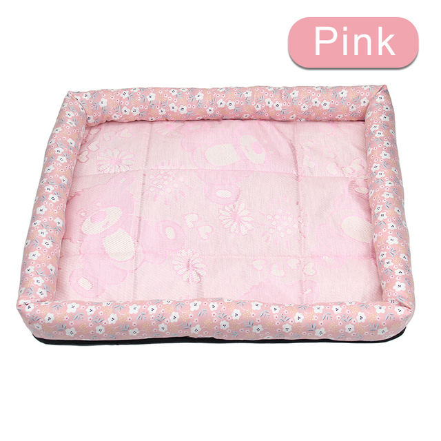 Pet Cooling Bed for Cushioned Summer Comfort at Home