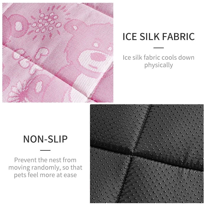 Pet Cooling Bed for Cushioned Summer Comfort at Home