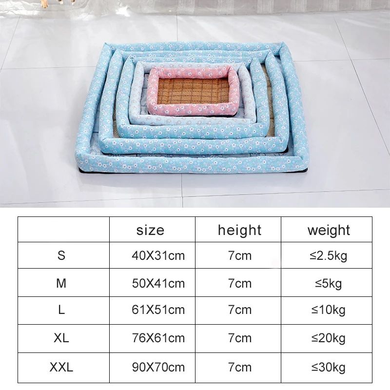 Pet Cooling Bed for Cushioned Summer Comfort at Home