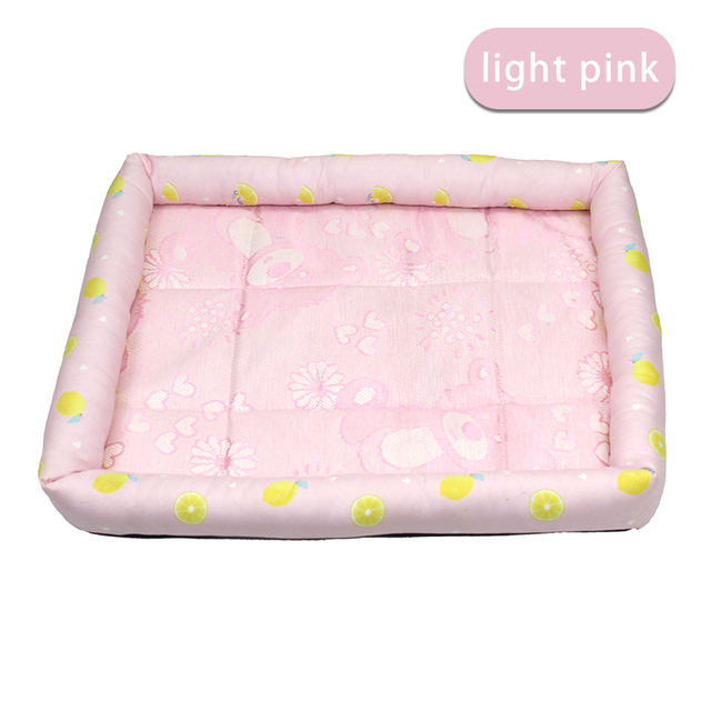 Pet Cooling Bed for Cushioned Summer Comfort at Home