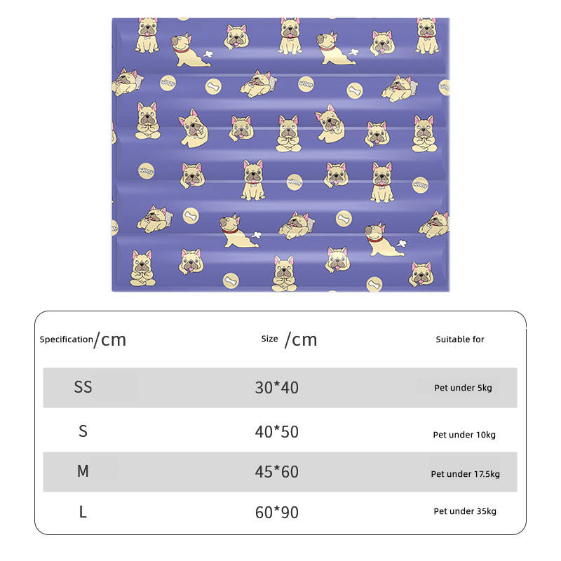 Dog Cooling Mat — Easy-Clean Comfort for Hot Summer Days