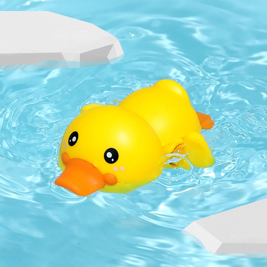 Clockwork Bath Toys for Kids – Swimming Duck Set