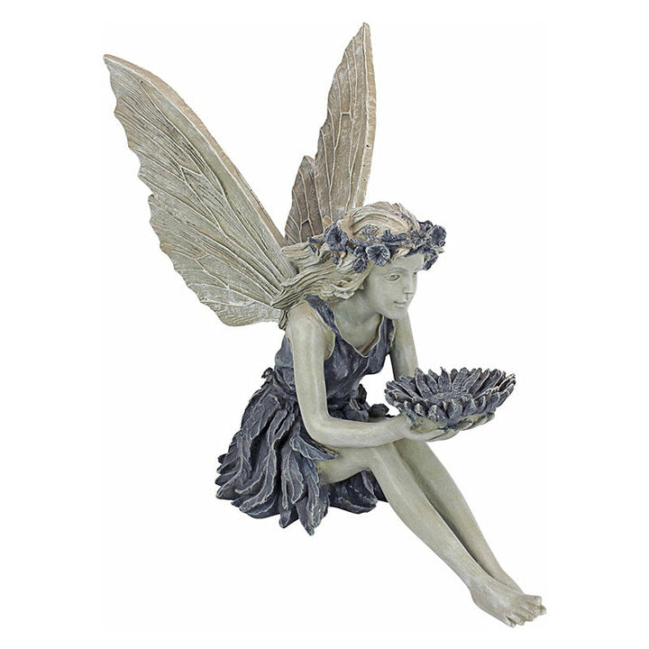 Sunflower Fairy Statue Garden Focal Point Ornament