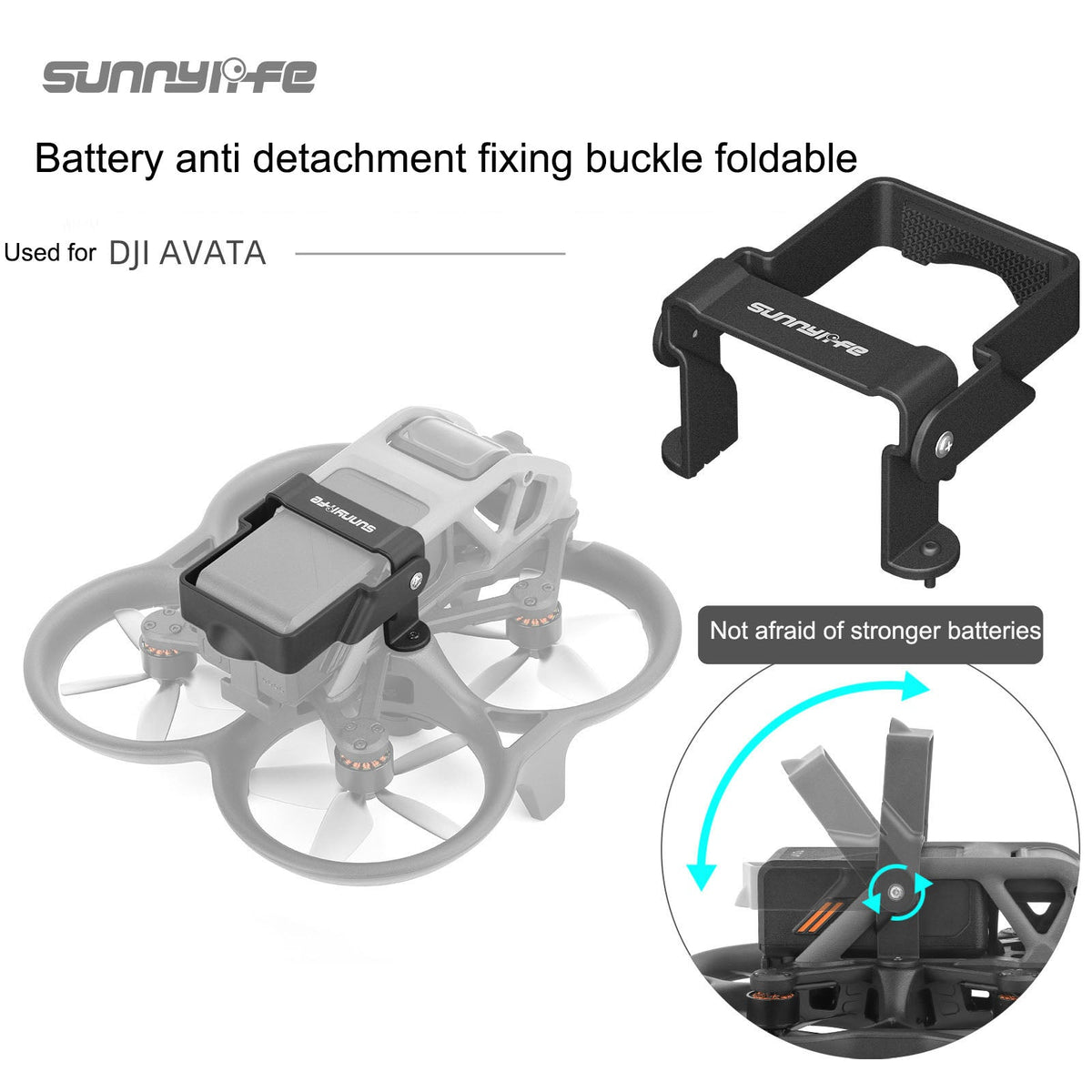 DJI Avata Battery Buckle, Secure Anti-Detachment Clip