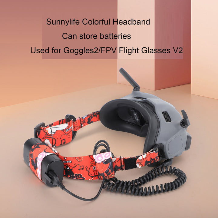 DJI Avata FPV Goggles Headband with Battery Pocket