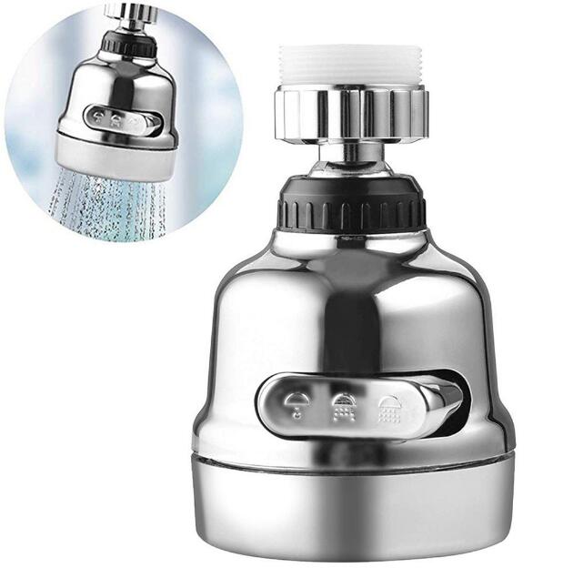 Kitchen Faucet Extender: 360° Rotate, 3 Spray Modes