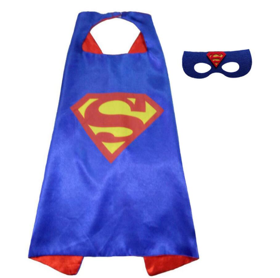 Superhero Cape Costume Set for Kids With Matching Mask