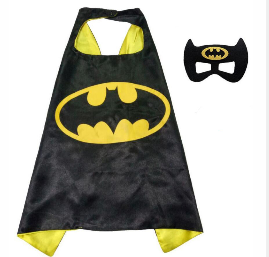 Superhero Cape Costume Set for Kids With Matching Mask
