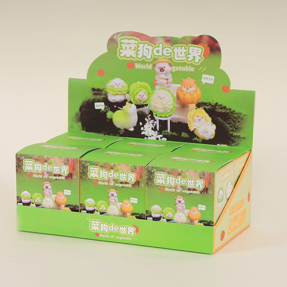 Animal Blind Box Figurine for Playful Desktop Decor