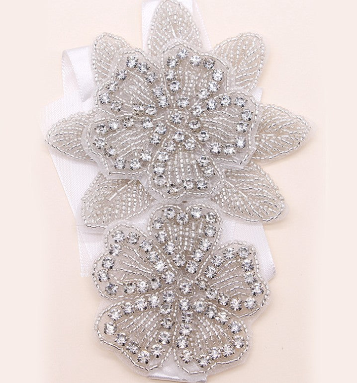 Bridal Crystal Flower Headband for Romantic Wedding Hair