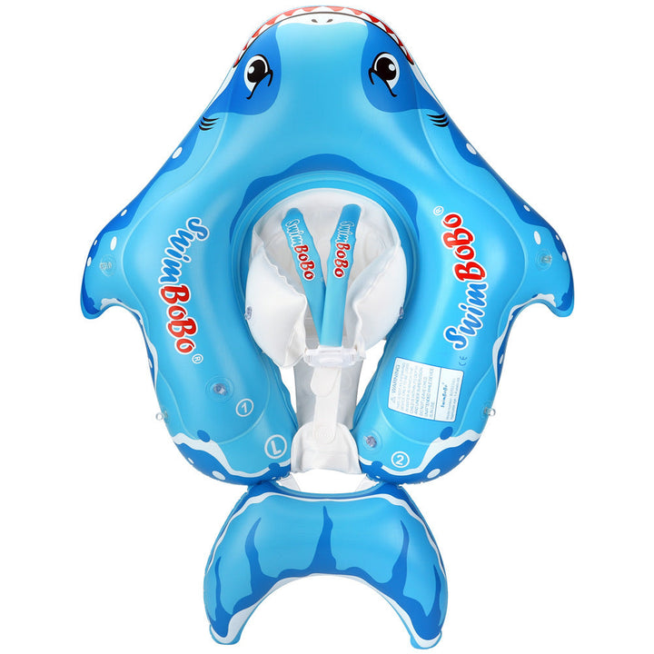 Baby Swimming Float with Removable SPF 50+ Sun Canopy