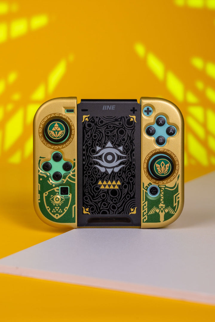 Zelda Switch OLED Grip: Comfortable Handheld Controller