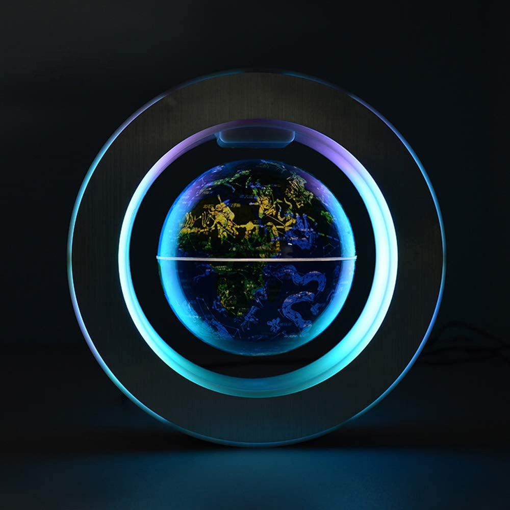 Magnetic Levitation Globe With Colorful LED Light