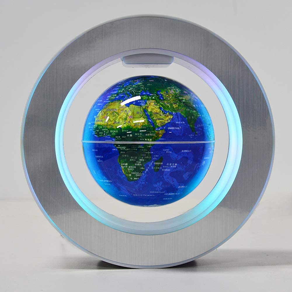 Magnetic Levitation Globe With Colorful LED Light