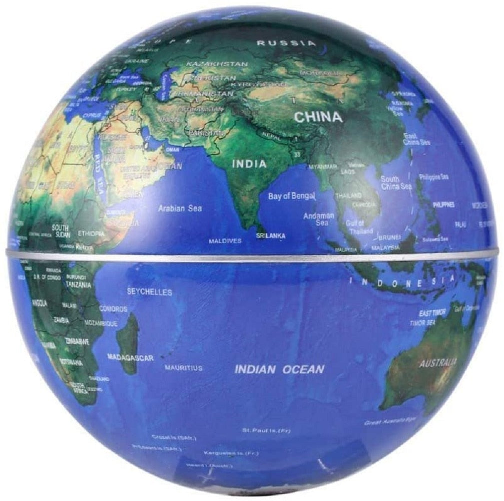 Magnetic Levitation Globe With Colorful LED Light