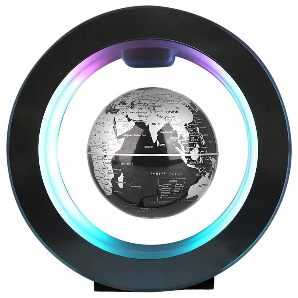 Magnetic Levitation Globe With Colorful LED Light