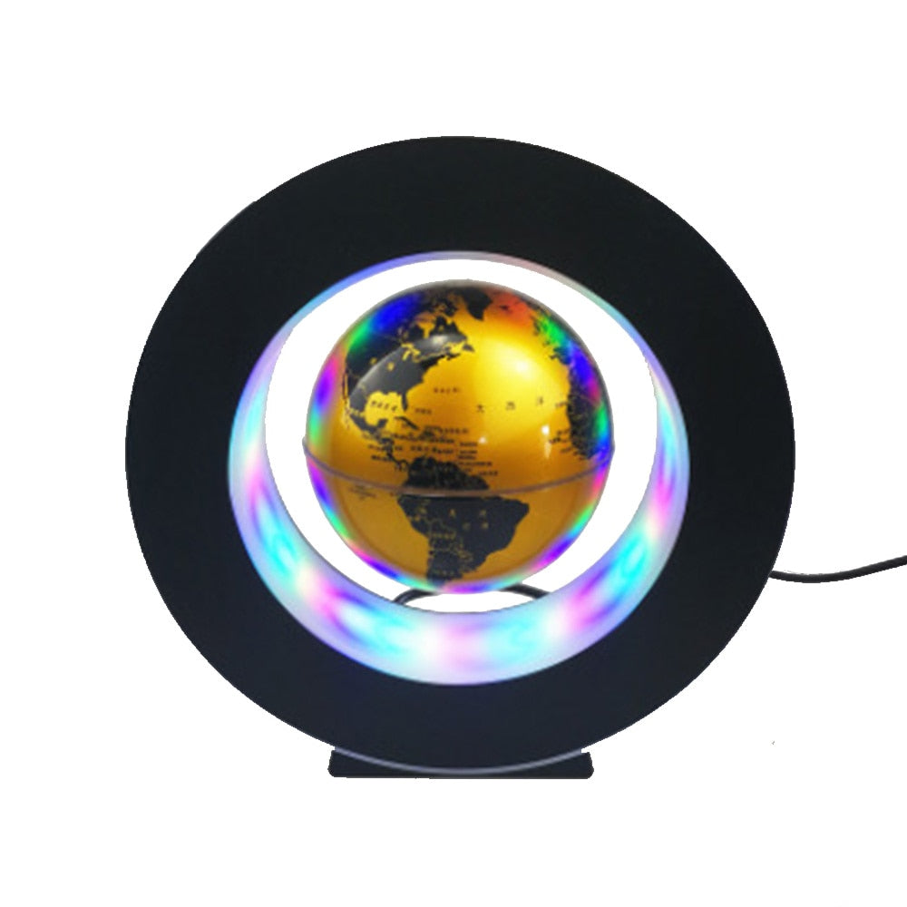 Magnetic Levitation Globe With Colorful LED Light
