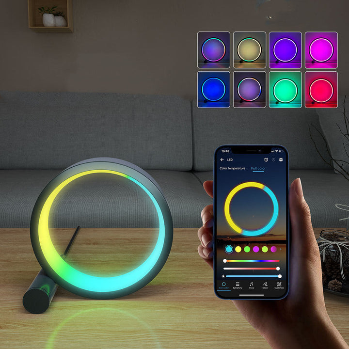 Full-Color LED Ring Light with Music Sync & App Control