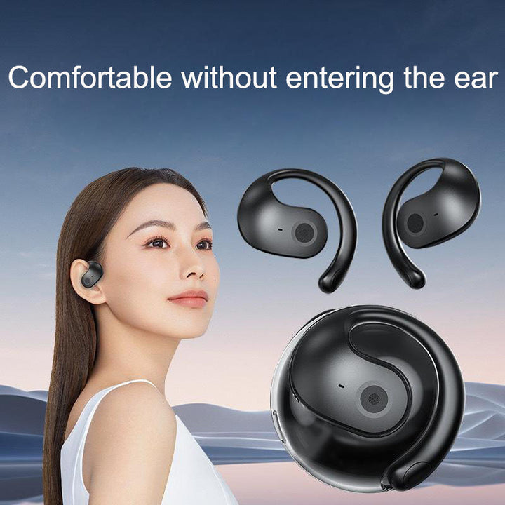 Open-Ear Wireless Earphones with Ear Hooks, Bluetooth 5.4