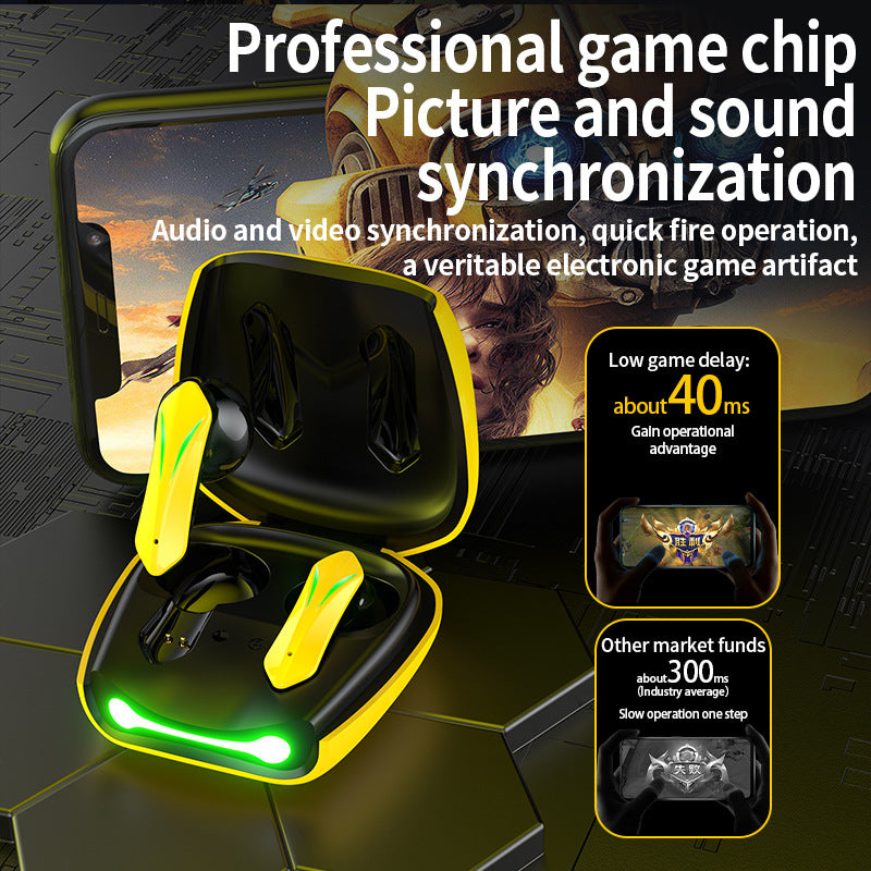 Low-Latency Wireless Gaming Earbuds With 40ms Delay