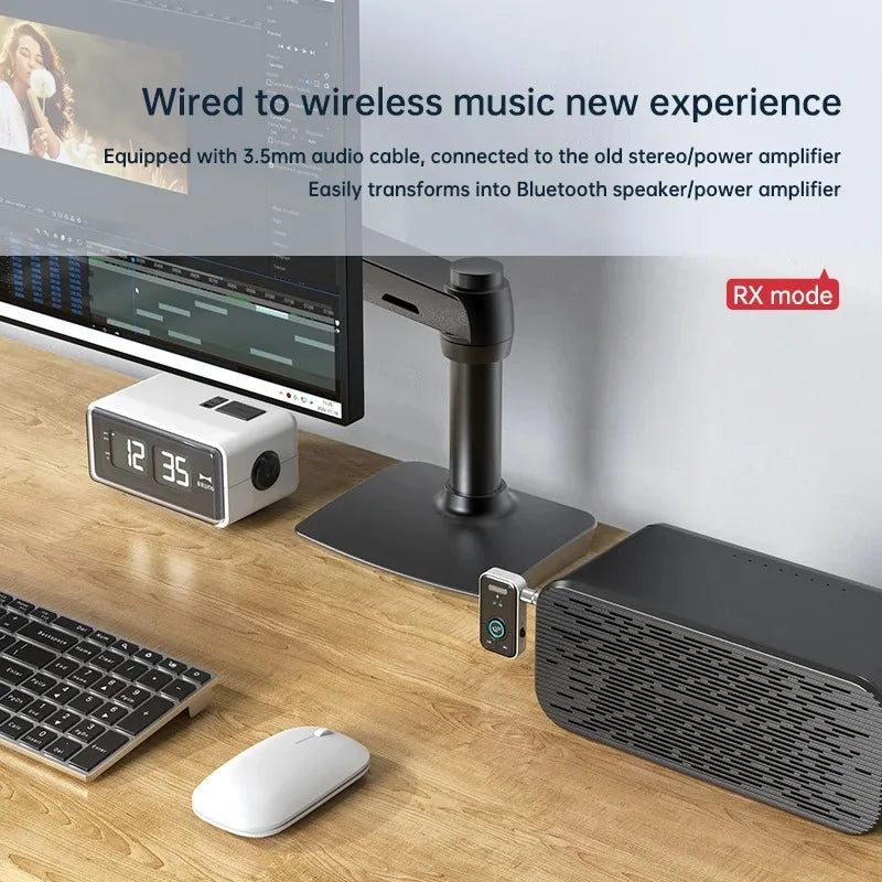 Bluetooth 5.3 Receiver & Transmitter for Old Stereos