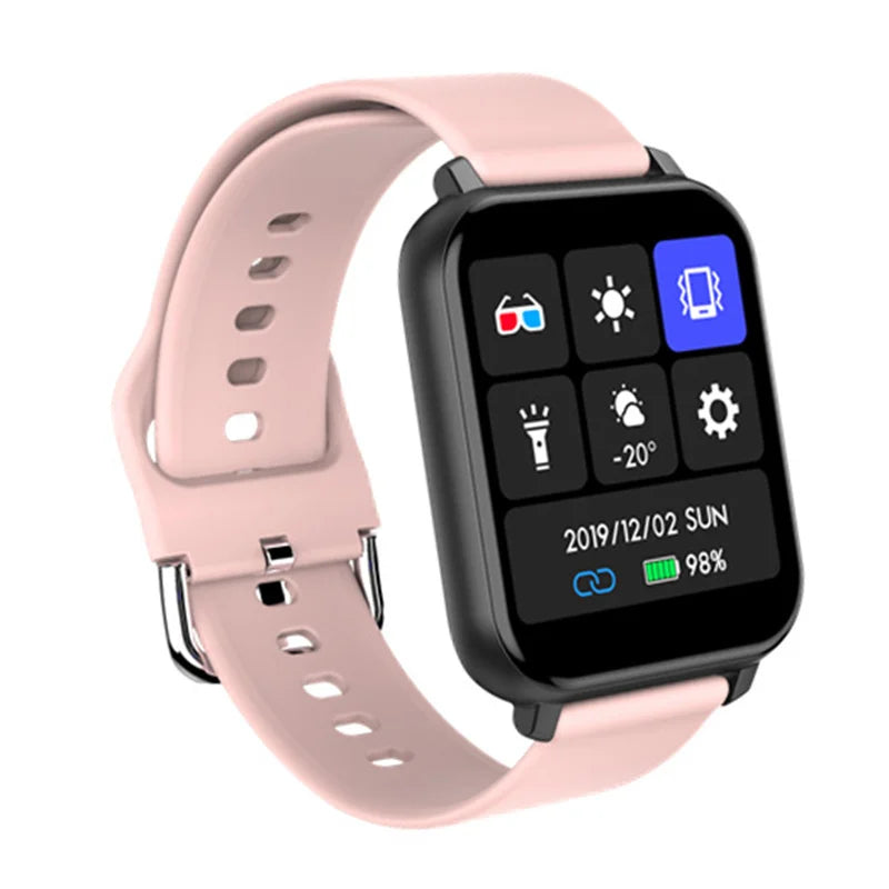 Heart Rate Smartwatch: Waterproof, Color Touchscreen
