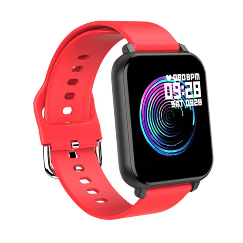 Heart Rate Smartwatch: Waterproof, Color Touchscreen