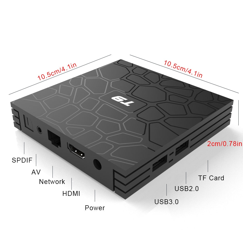 Android TV Box 4K HDR with 4GB RAM and 64GB Storage