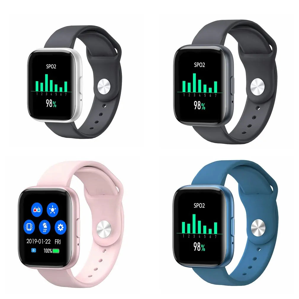 Bluetooth Smartwatch with SpO2 and Heart Rate Tracking