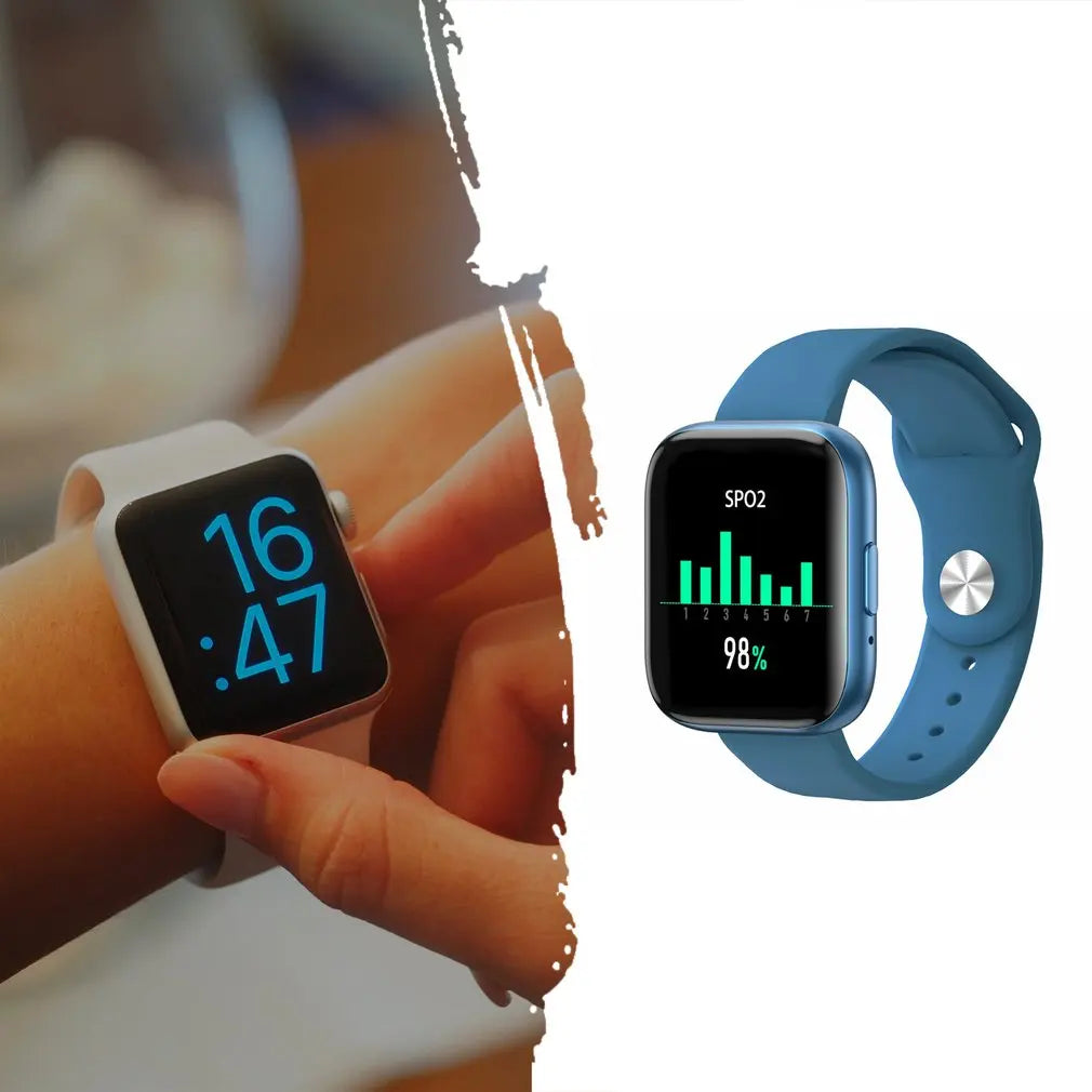 Bluetooth Smartwatch with SpO2 and Heart Rate Tracking