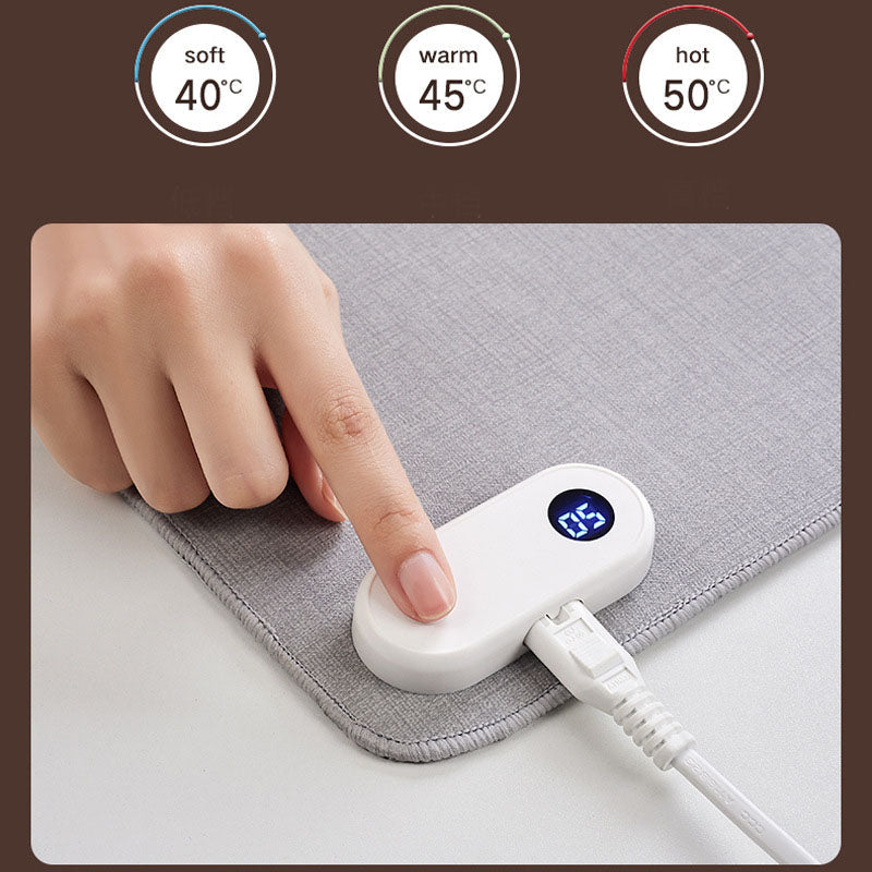 Heated Desk Mat with Digital Temperature Control