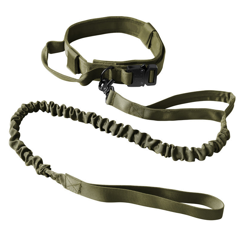 Tactical Dog Collar for Secure Outdoor Control & Comfort