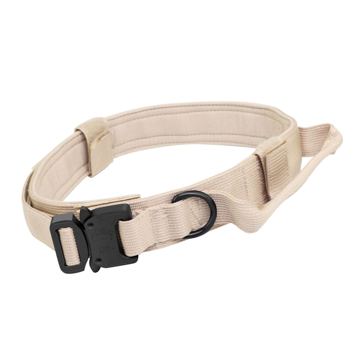 Tactical Dog Collar & Leash Set With Shock-Absorbing Grip
