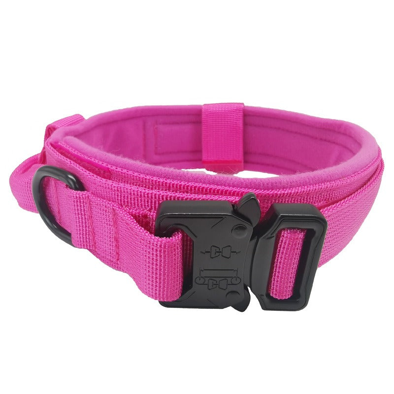 Tactical Dog Collar With Padded Comfort and Control