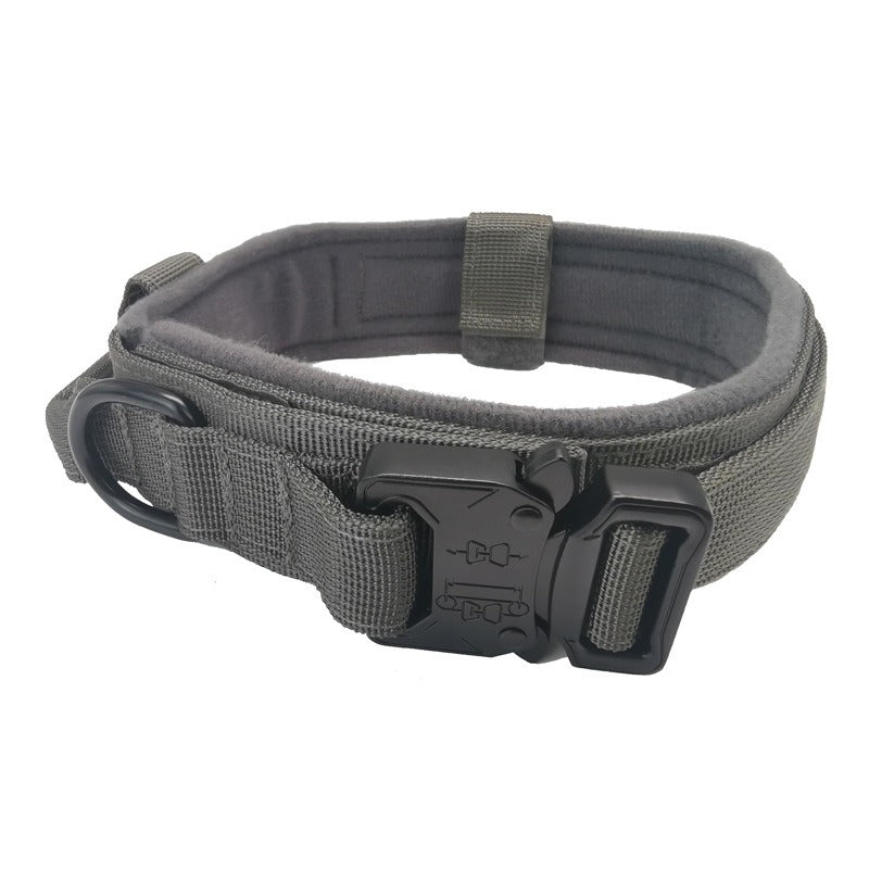 Tactical Dog Collar With Padded Comfort and Control