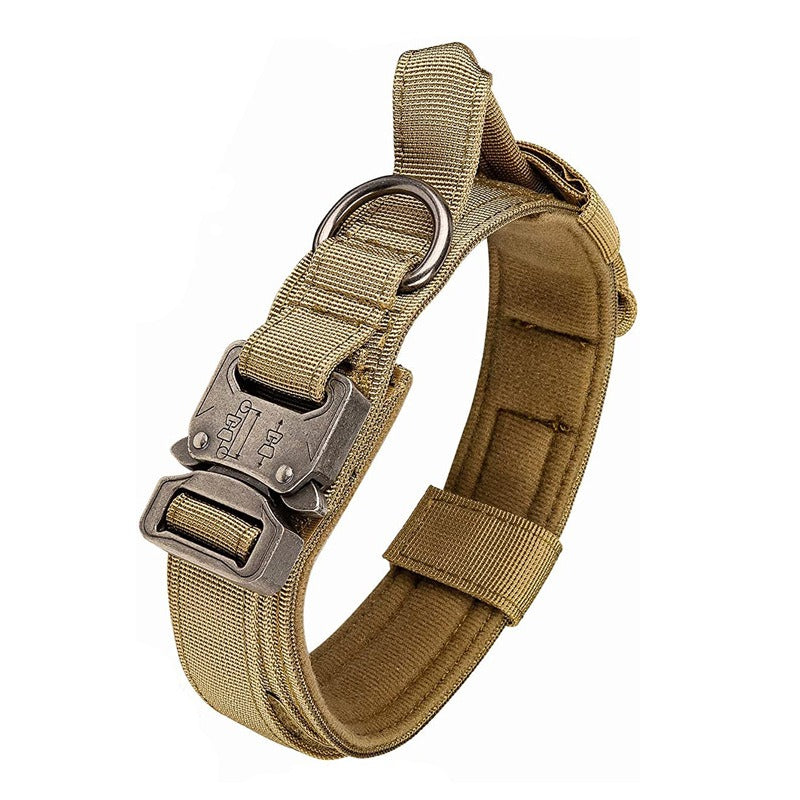 Tactical Dog Collar With Padded Comfort and Control