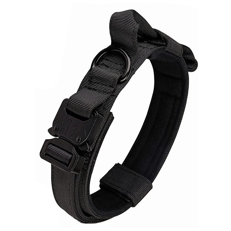 Tactical Dog Collar With Padded Comfort and Control