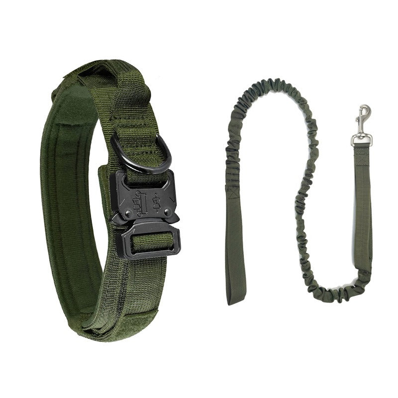 Tactical Dog Collar With Padded Comfort and Control