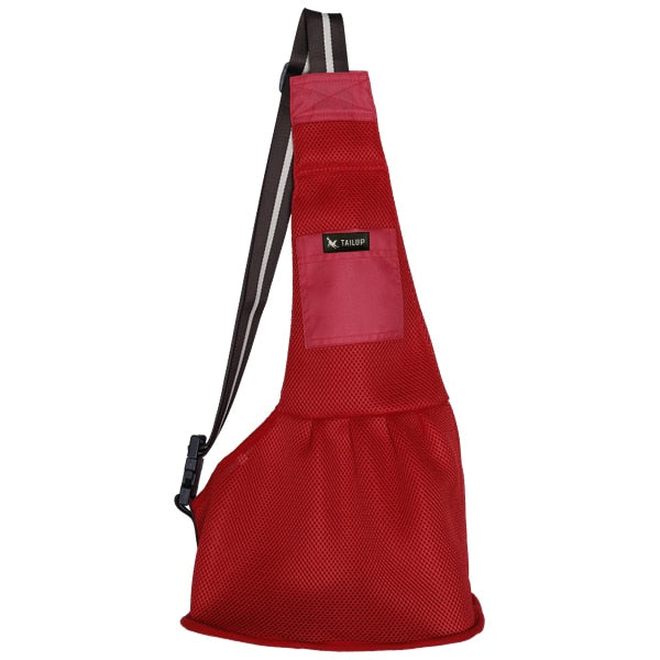Small Dog Sling Carrier for Hands-Free Outdoor Walks