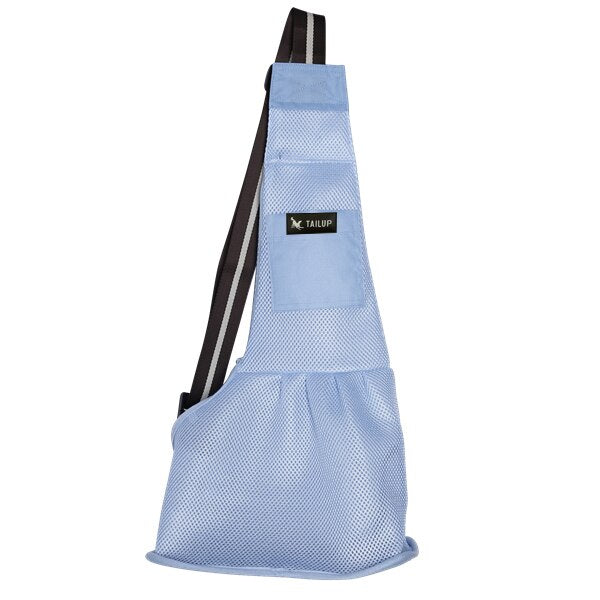 Small Dog Sling Carrier for Hands-Free Outdoor Walks