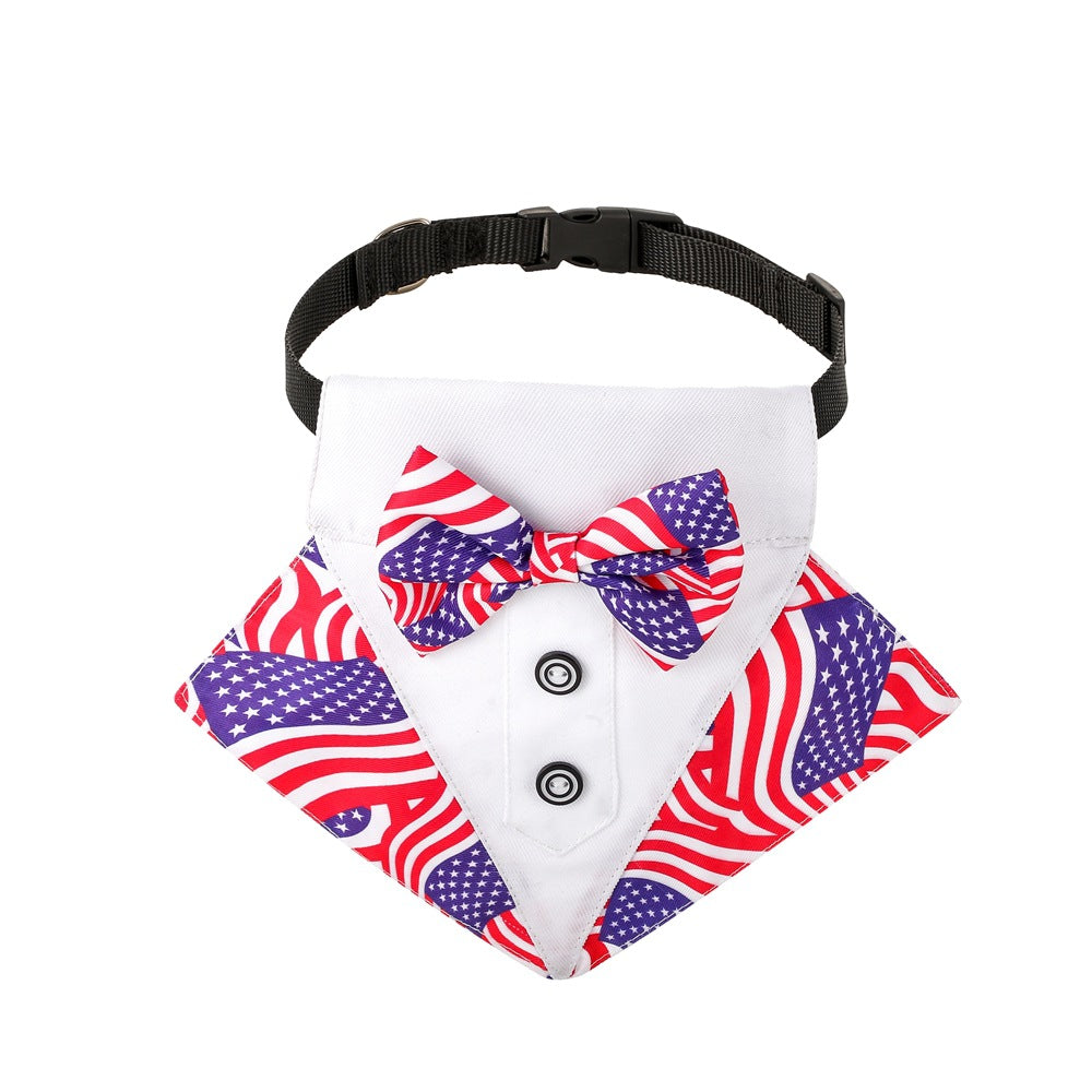 Dog Tuxedo Bib Scarf for Weddings and Party Photos