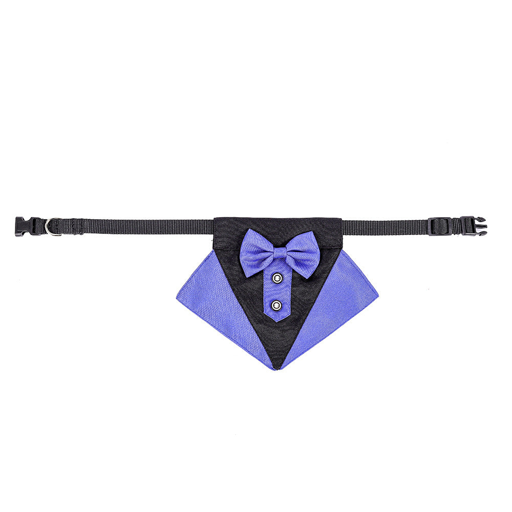 Dog Tuxedo Bib Scarf for Weddings and Party Photos