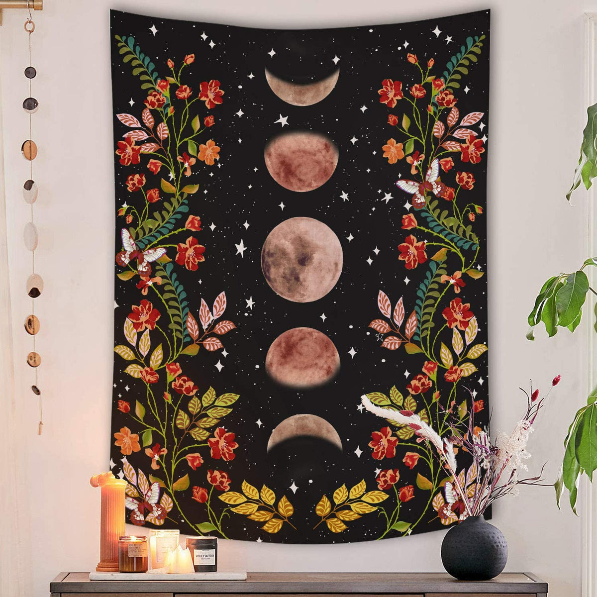 Bohemian Tapestry Wall Hanging | Statement Wall Decor
