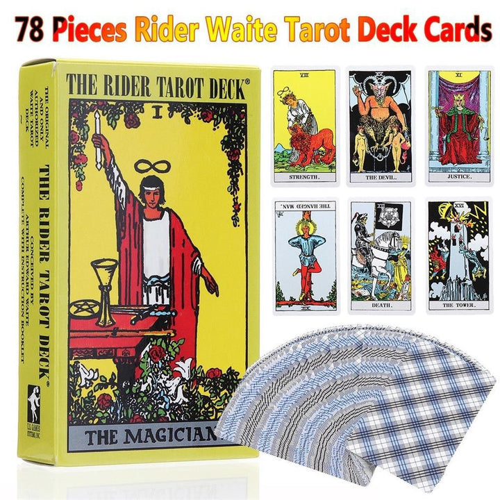 Tarot Card Deck: 78-Card English Rider-Waite Set
