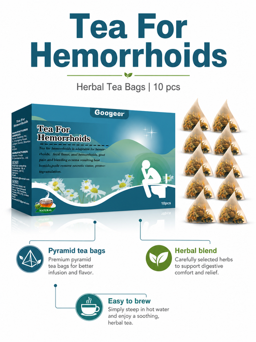 Hemorrhoid Relief Tea — Natural Herbal Blend Soothes Pain