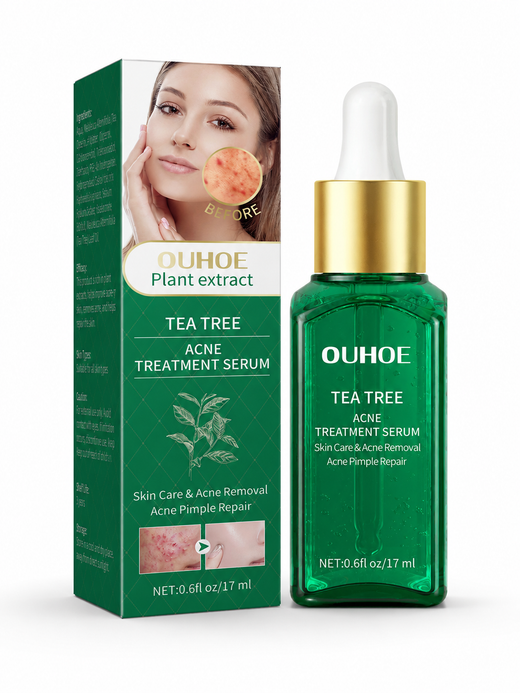 Tea Tree Oil Acne Serum — Clearer, Smoother Skin in 2 Weeks