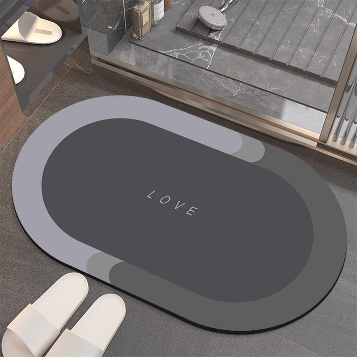 Bathroom Floor Mat – Velvet Soft Quick-Dry Absorbent